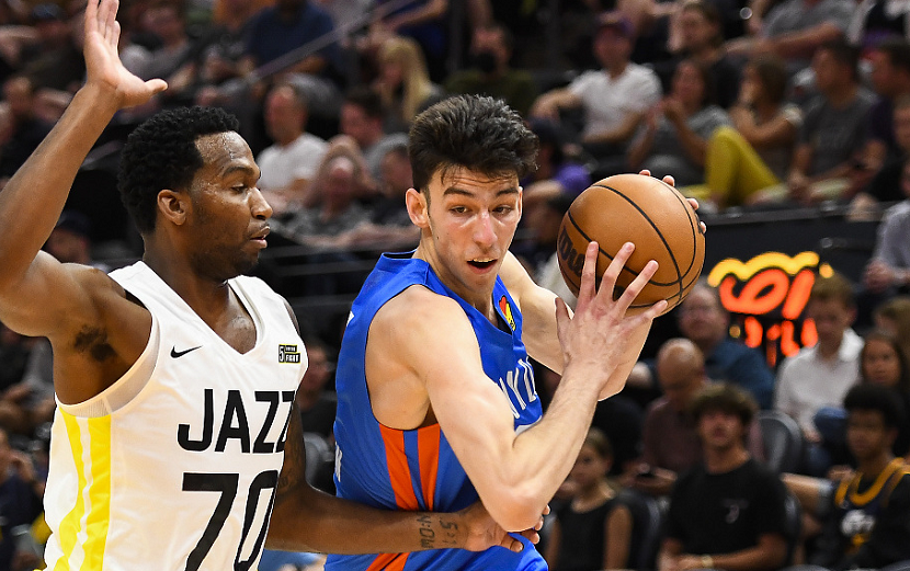  雷霆新秀霍姆格伦盖帽数领跑联盟  